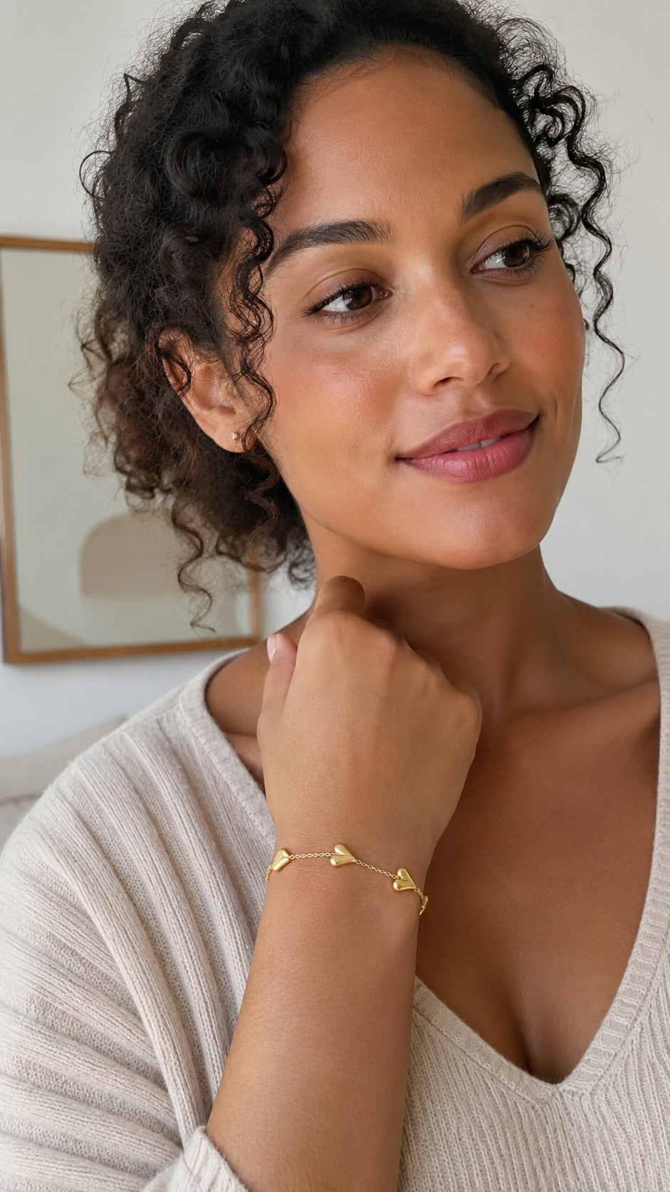 Verbonden Harten Armband