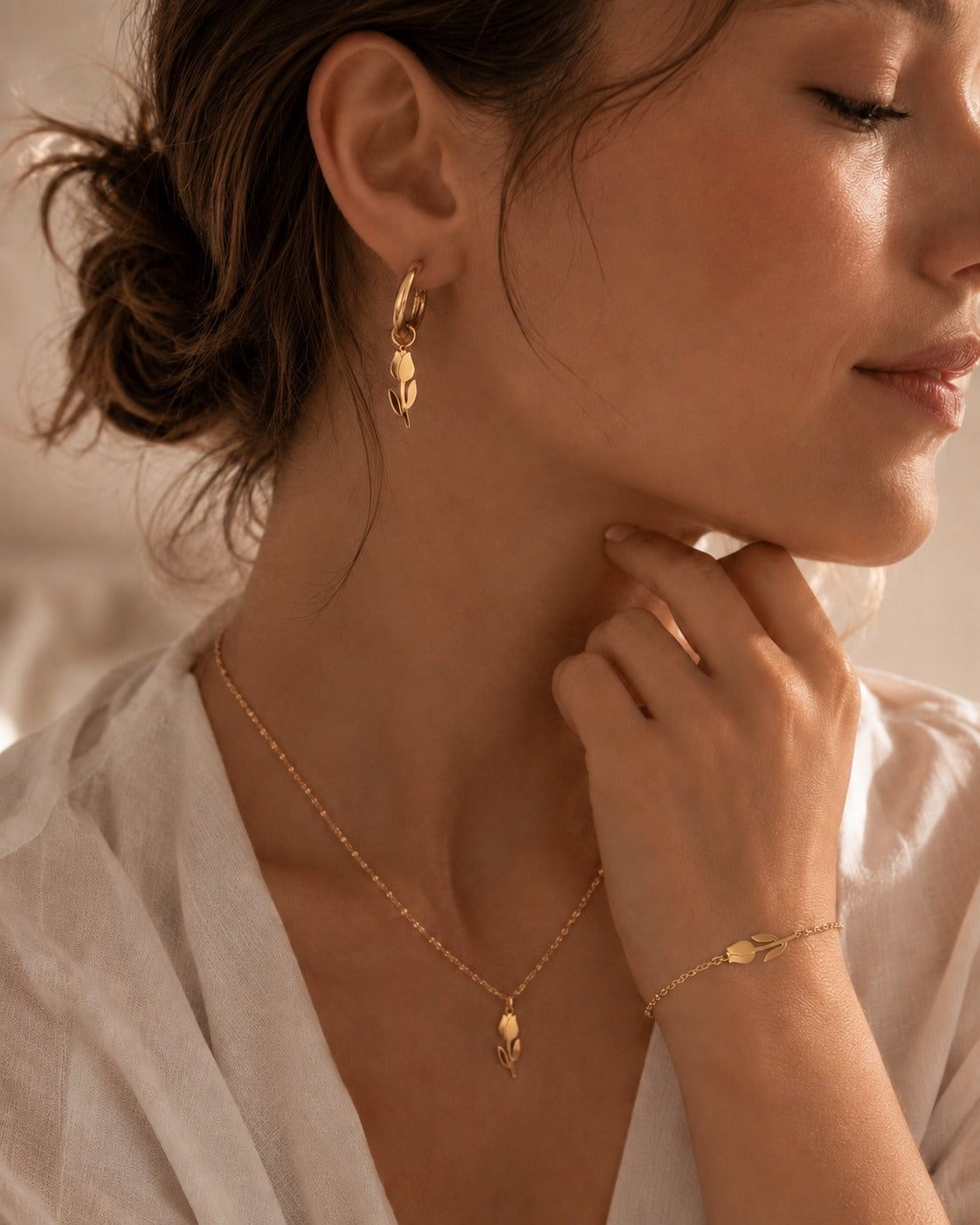 Tulipa Tuscany Tulpen-Set Kette + Armband + Ohrringe