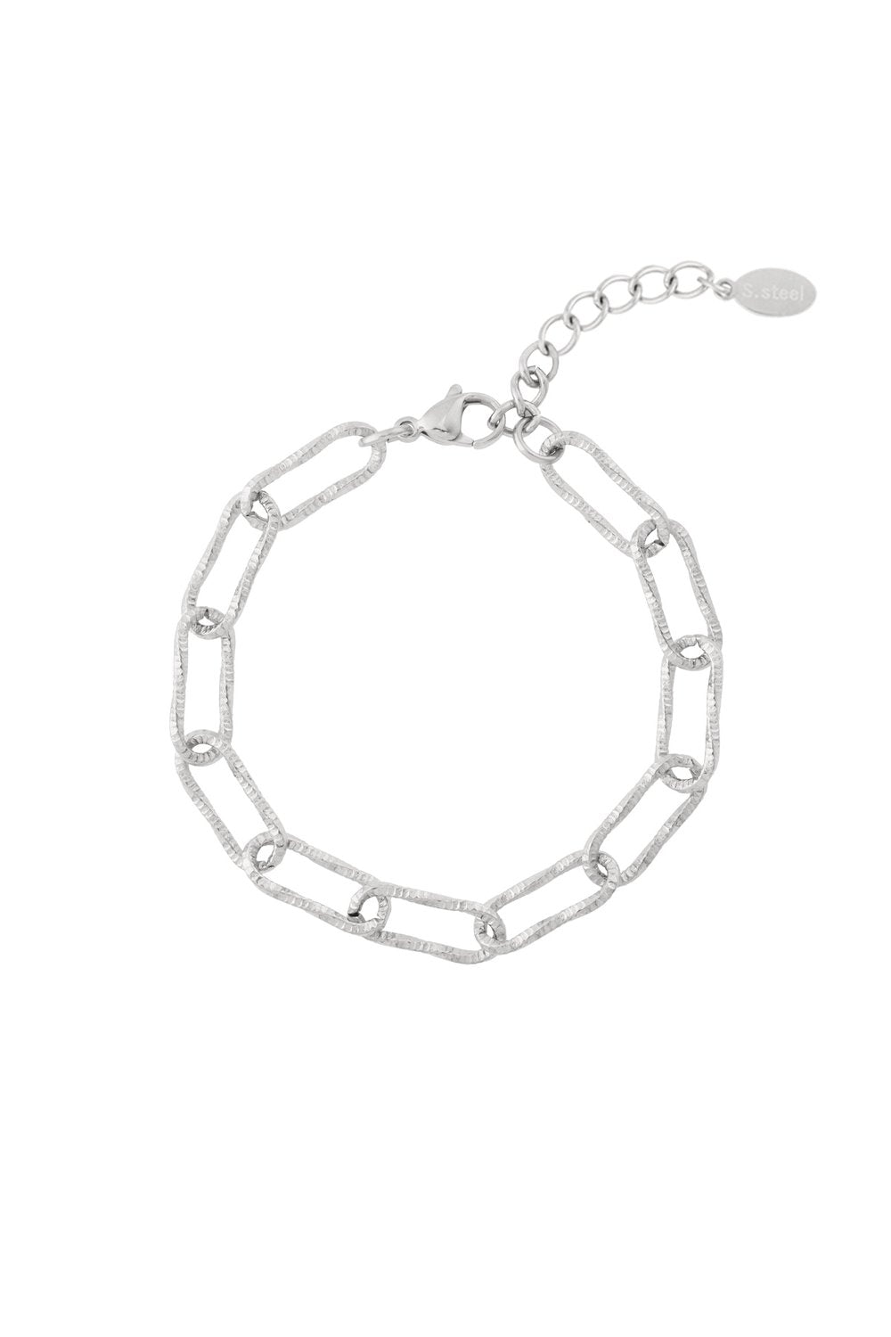 Silver Limitless Link Chain Bracelet stainless steel bracelet women's waterproof hypoallergeen