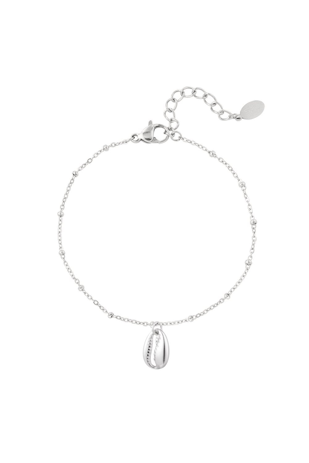 Silver Shell Bracelet stainless steel bracelet women's waterproof hypoallergeen