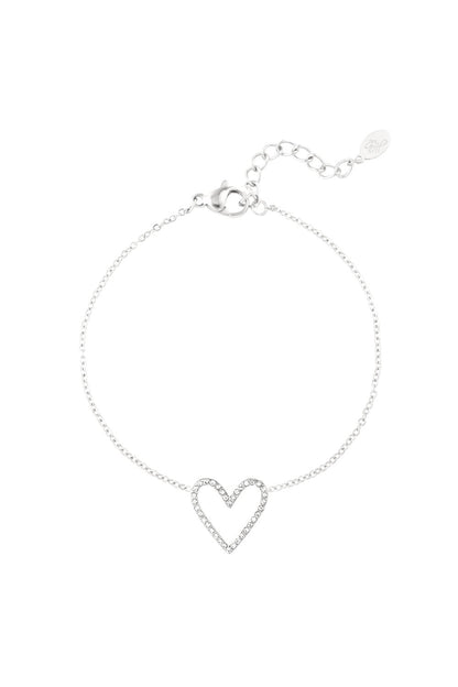 Schitterend Hart Armband
