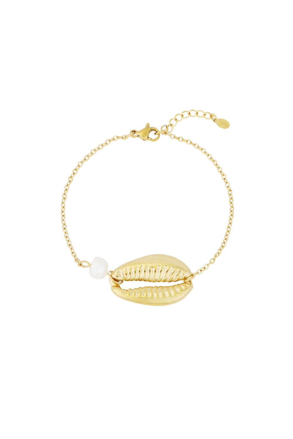 Gold Sandy Shores Shells Bracelet stainless steel bracelet women's waterproof hypoallergeen