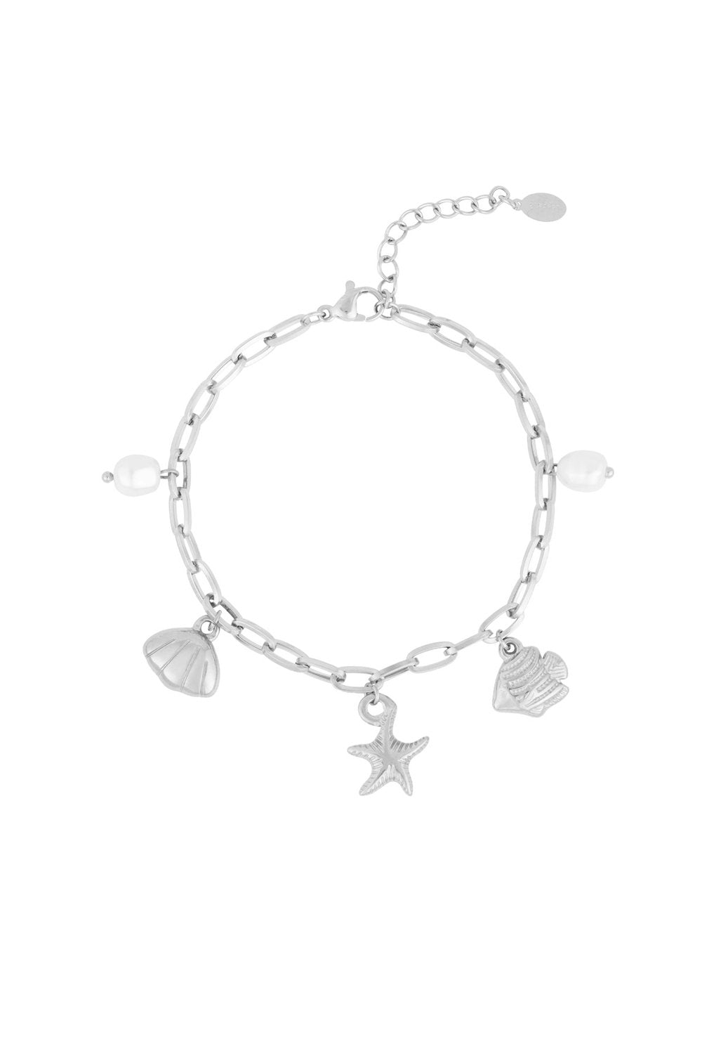 Silver Sea You Soon Sea Charms Charm Bracelet stainless steel bracelet women's waterproof hypoallergeen