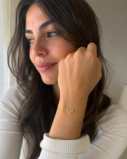 Schitterend Hart Armband