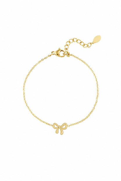 coquette Aesthetic Bow Set Necklace + Bracelet