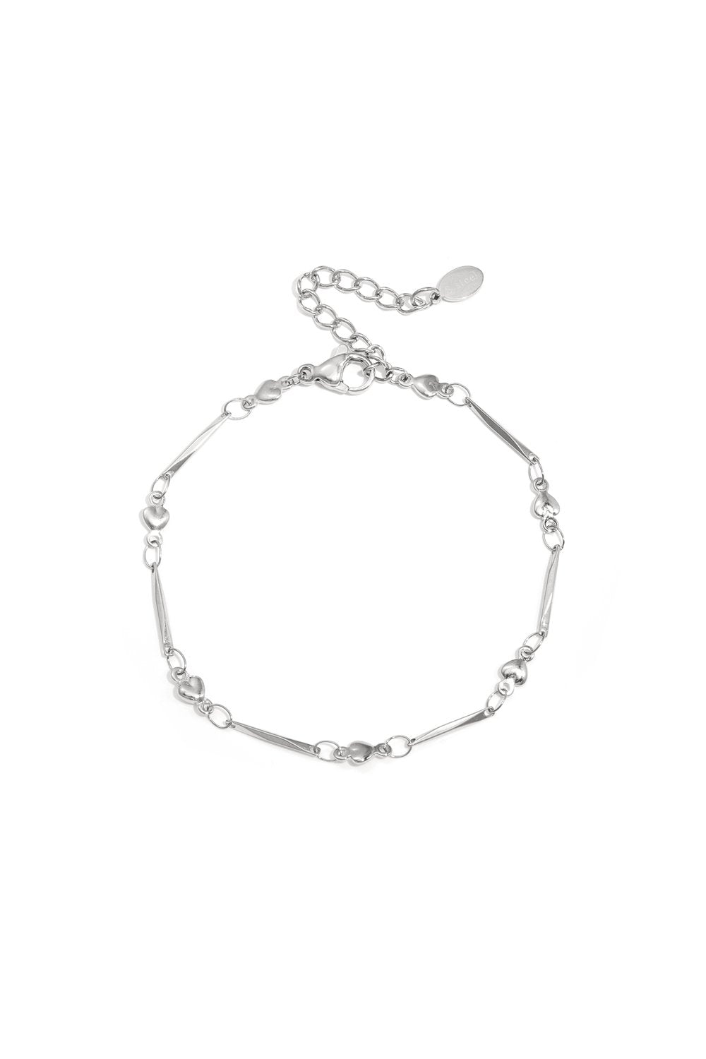 Silver Heartthrob Hearts Bracelet stainless steel bracelet women's waterproof hypoallergeen