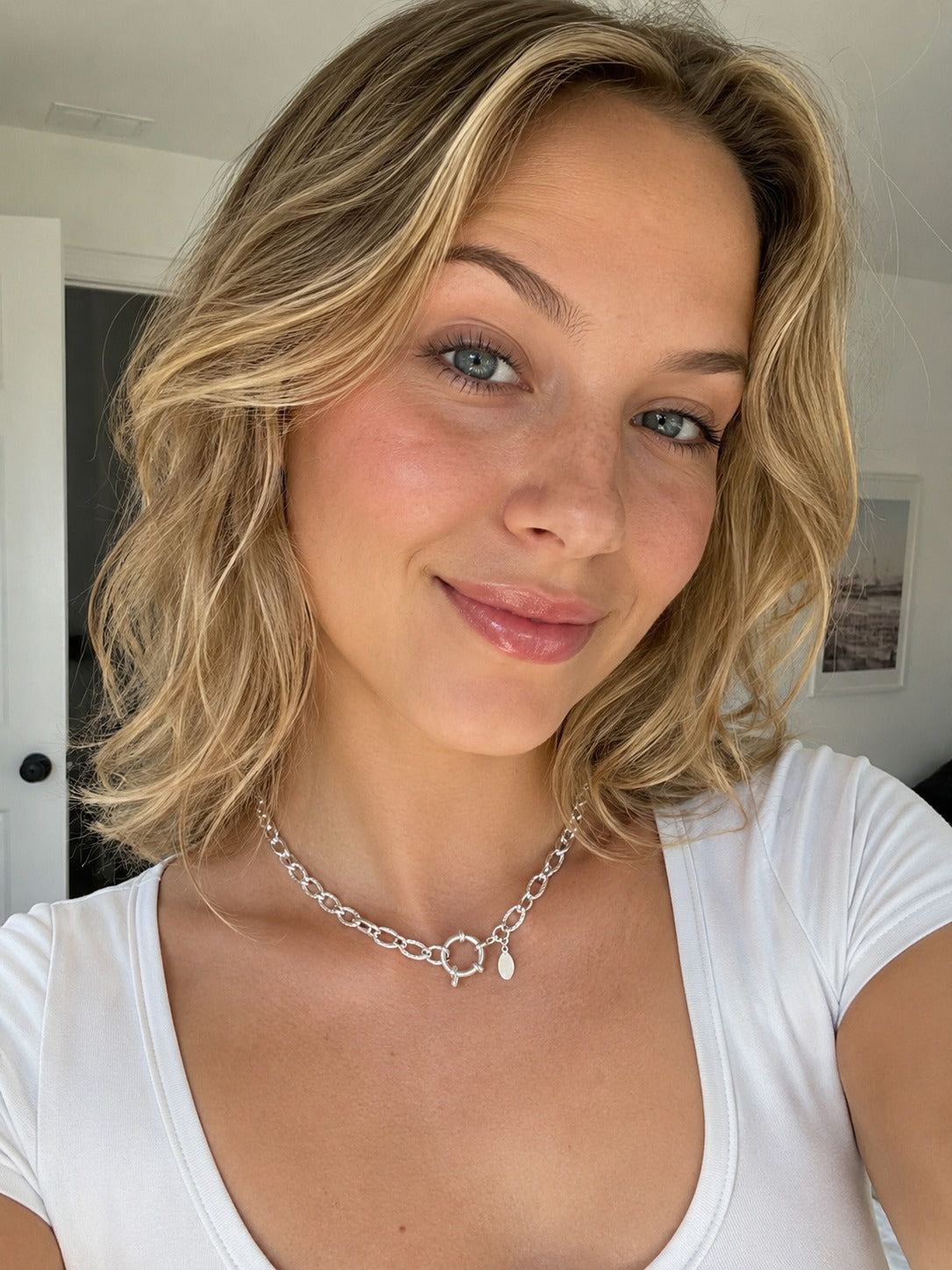 Chunky Statement Choker Necklace