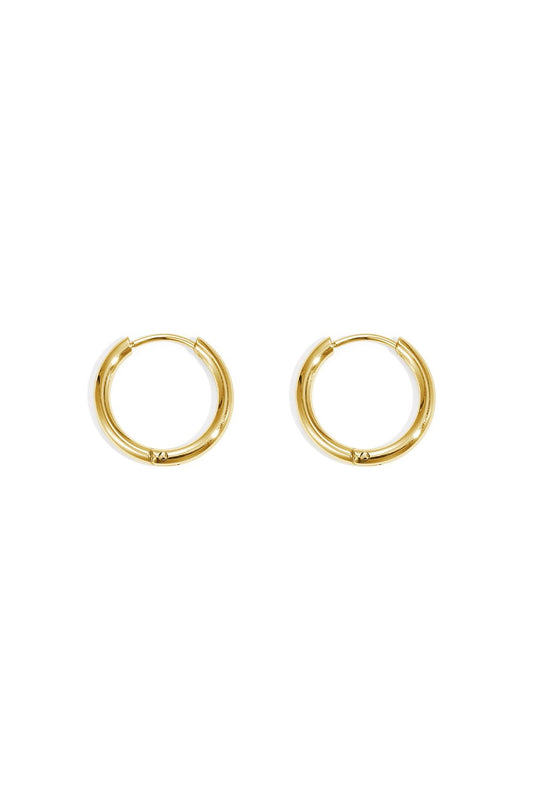 Goudkleurige Hoops 1,6CM Oorbellen stainless steel oorbellen dames waterproof hypoallergeen