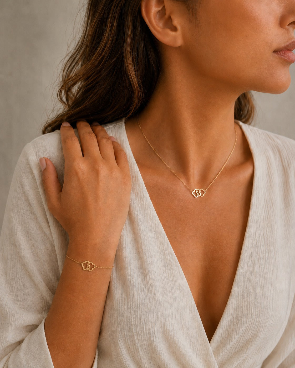 Klaver Klassik-Set Kette + Armband