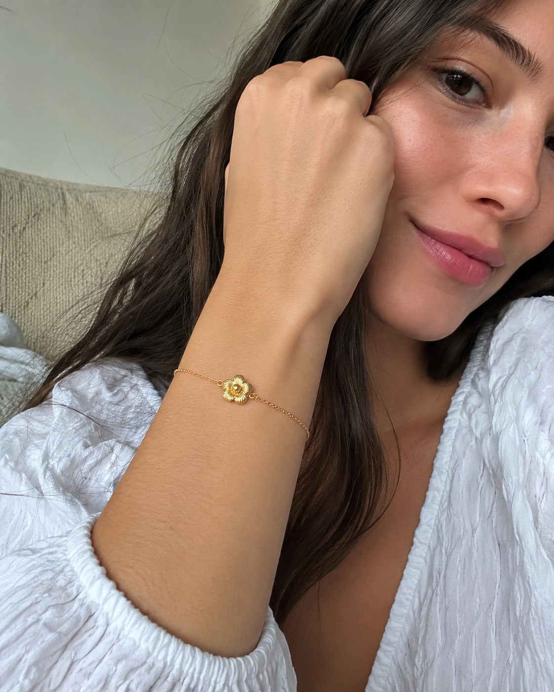 Daisy Flower Bracelet