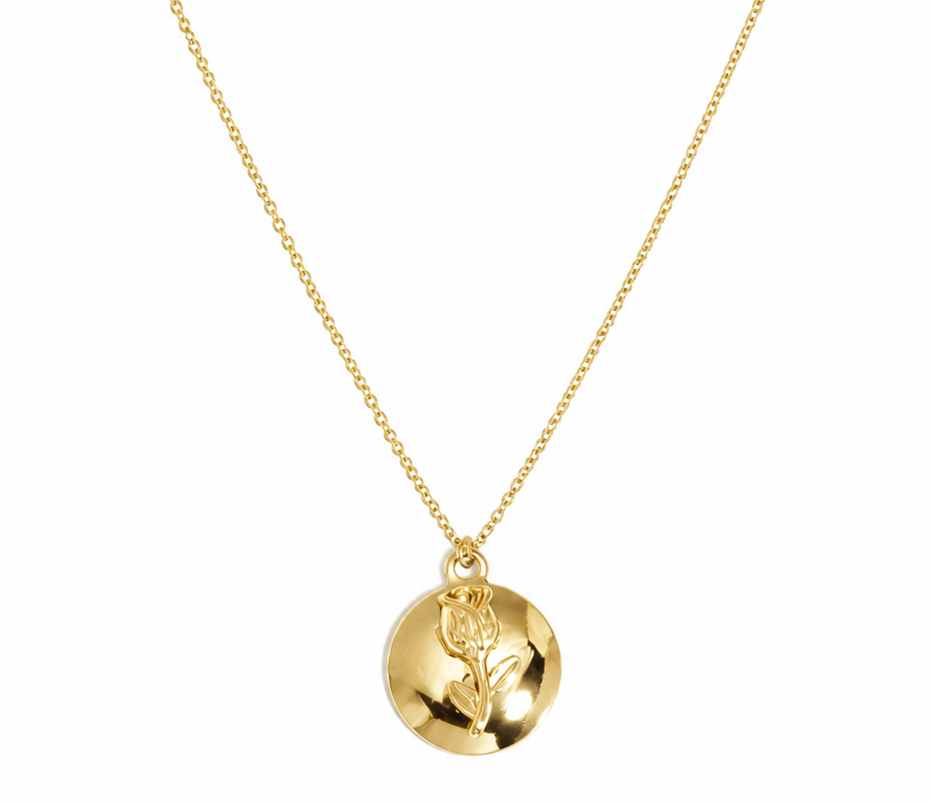 Roos Op Bloem Ketting