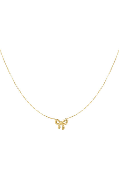 coquette Aesthetic Bow Set Necklace + Bracelet
