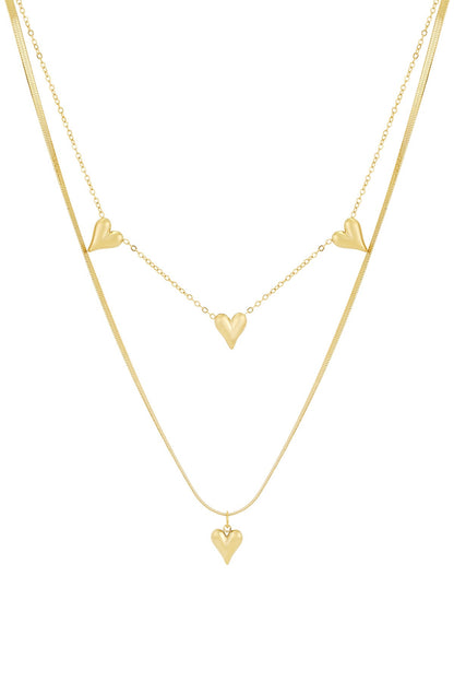 Hearts Haven Set Necklace + Bracelet