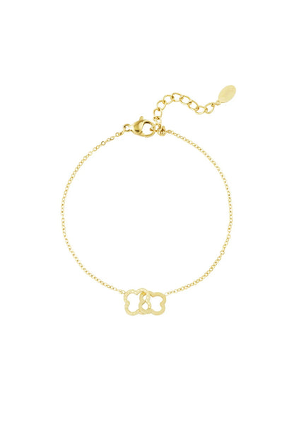 Klaver Klassiek Setje Ketting + Armband