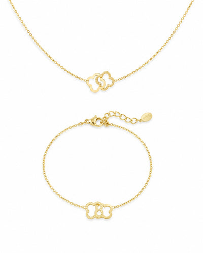 Klaver Klassik-Set Kette + Armband