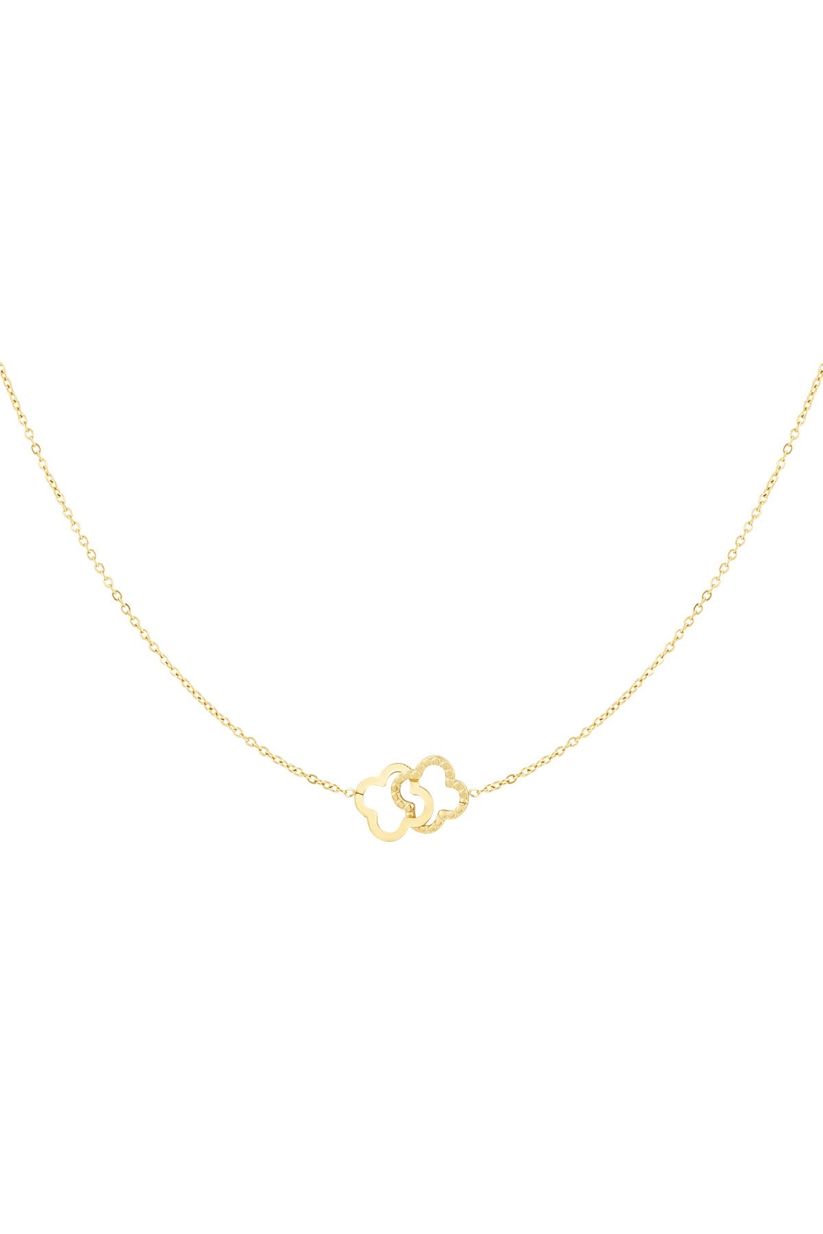Klaver Klassiek Setje Ketting + Armband