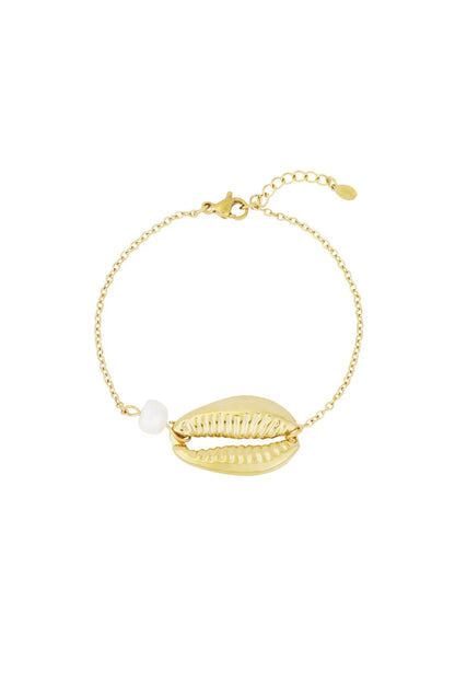 Shining Shore Schelp Setje Ketting + Armband
