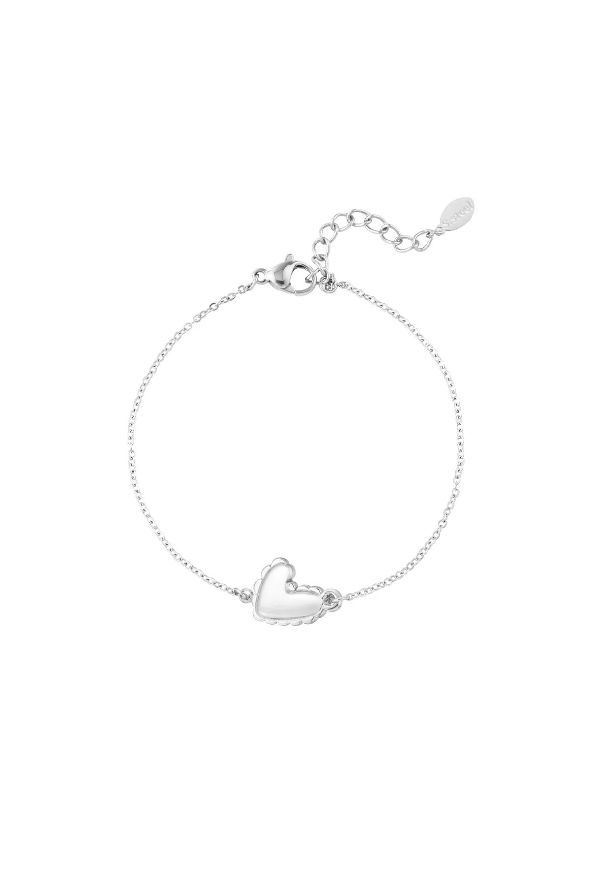 Amour Amore Heart Set Necklace + Bracelet